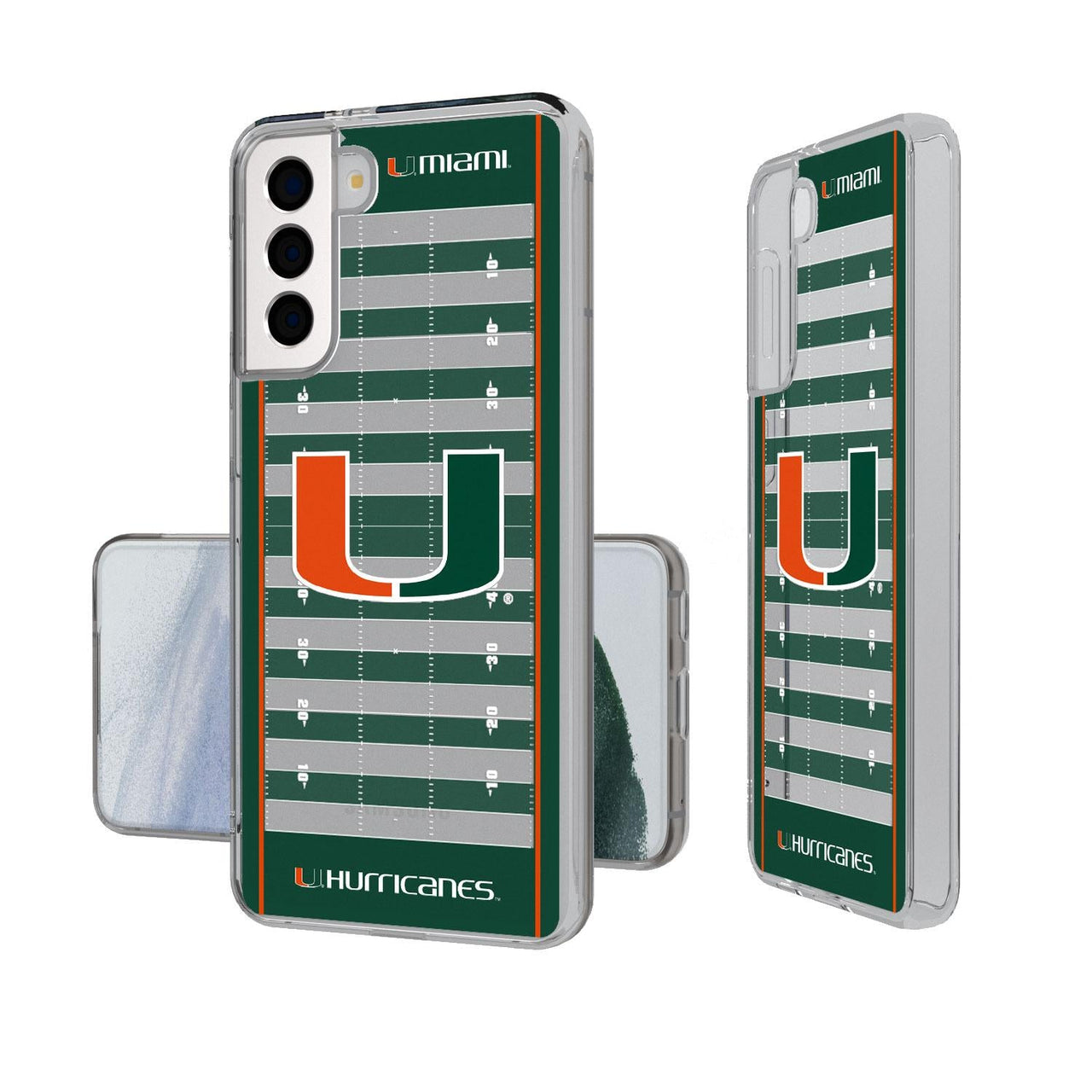 Miami Hurricanes Football Field Clear Case-1