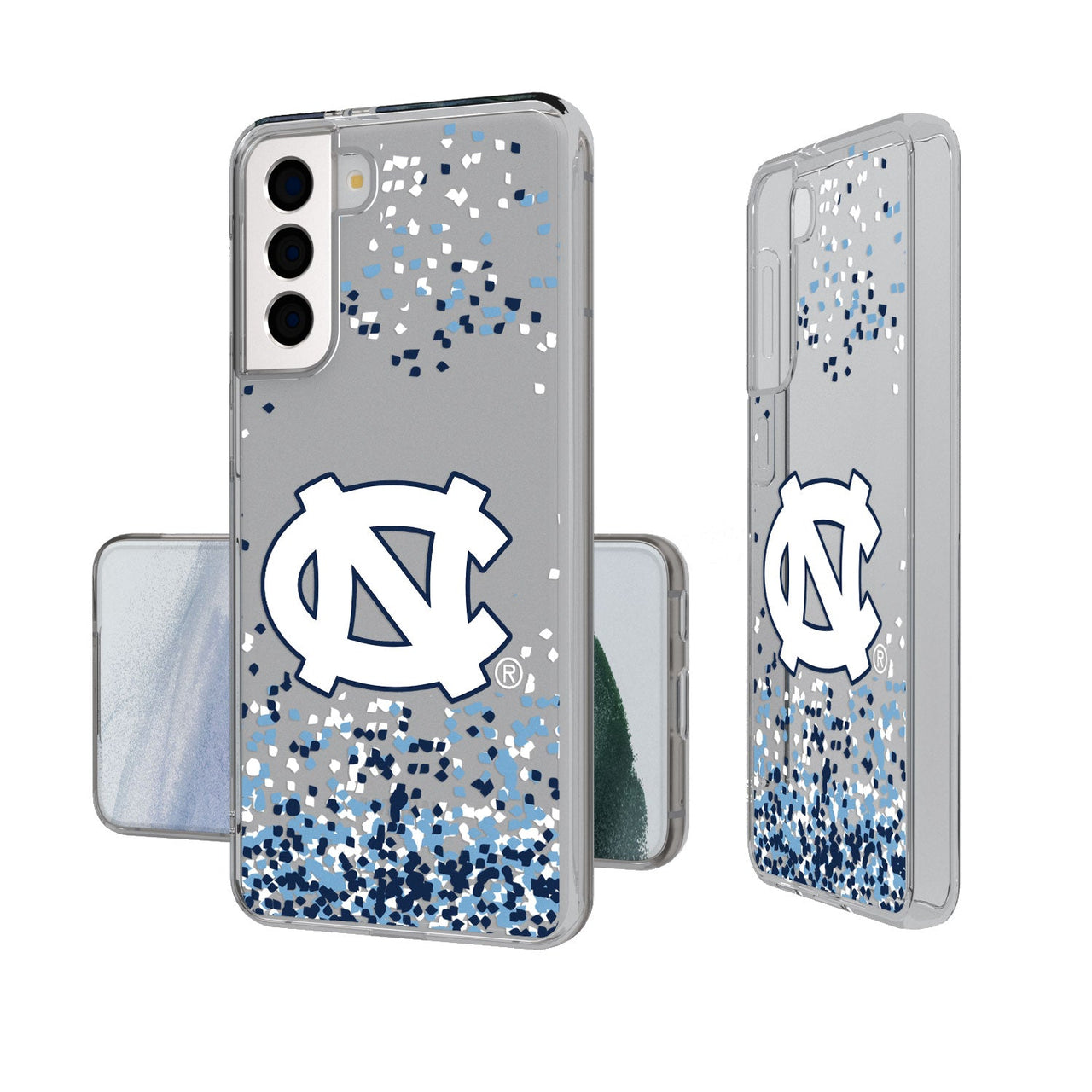 North Carolina Tar Heels Confetti Clear Case-19