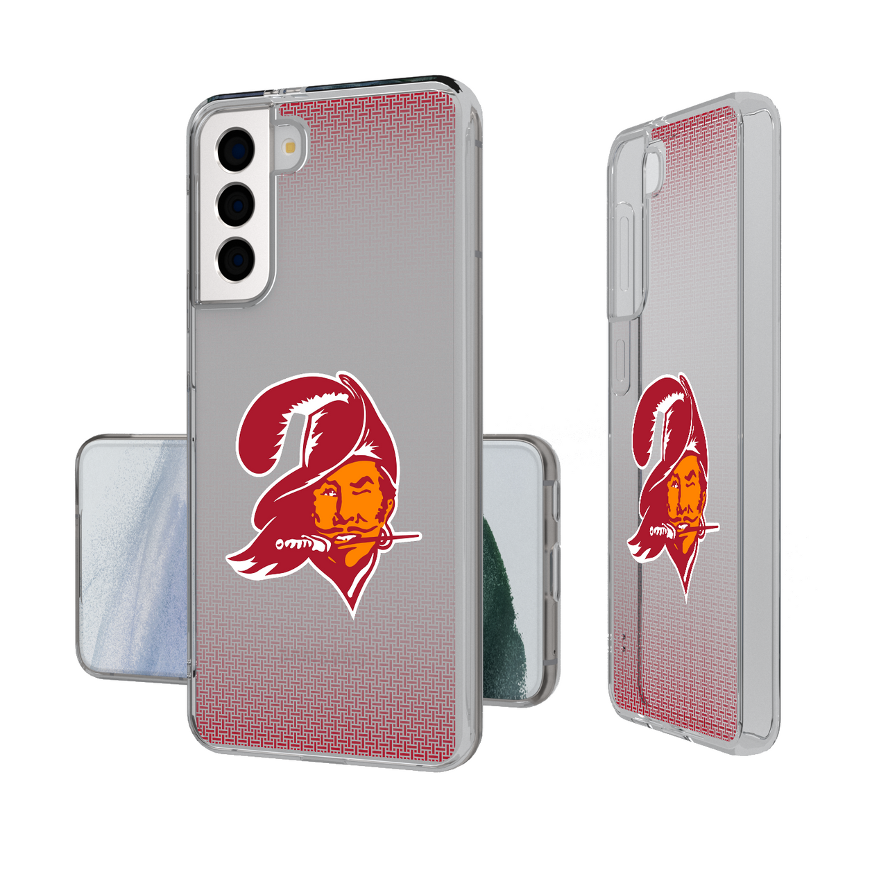 Tampa Bay Buccaneers Historic Collection Linen Clear Phone Case-1