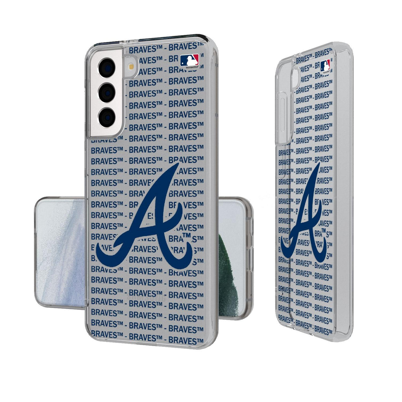 Atlanta Braves Blackletter Clear Case-1