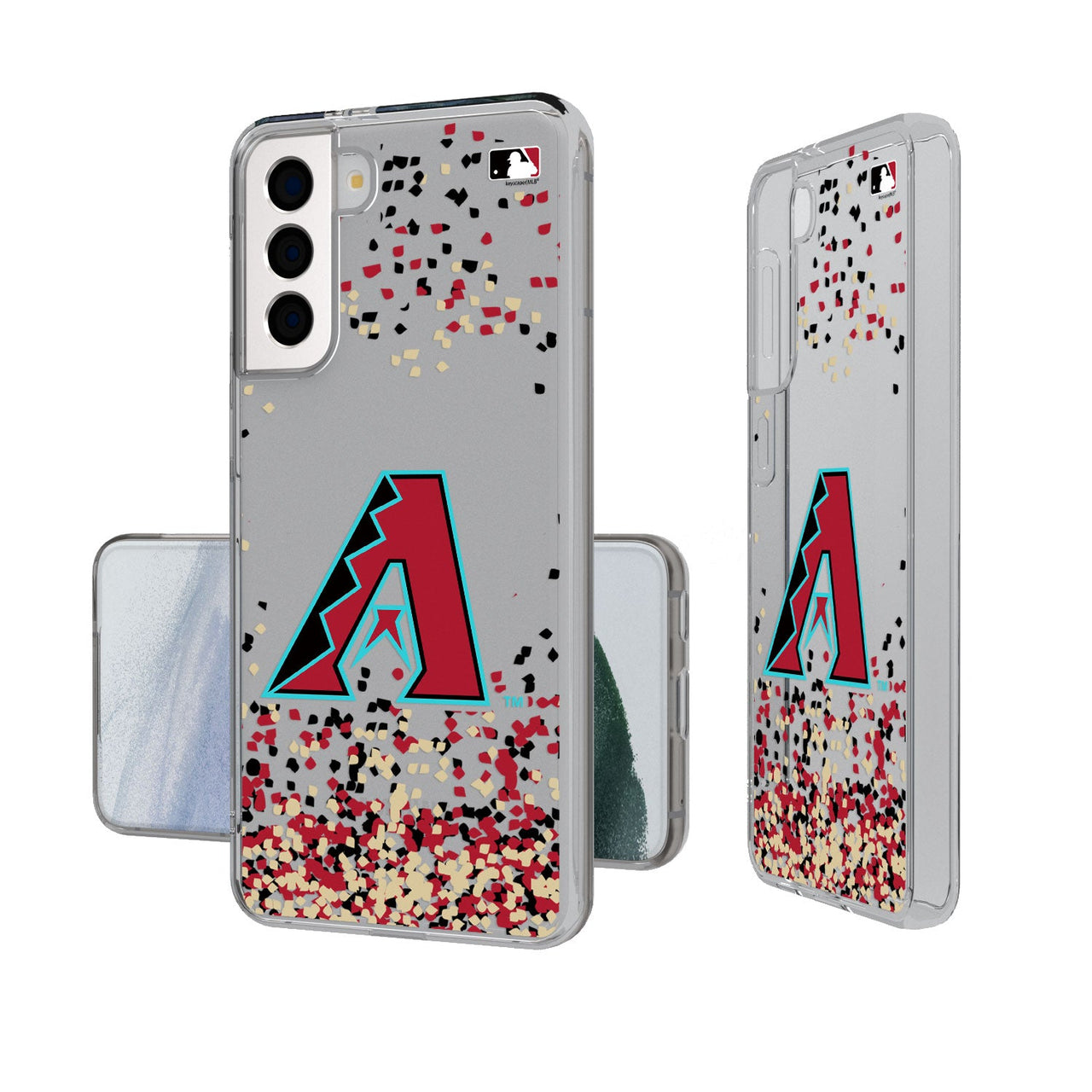 Arizona Diamondbacks Confetti Clear Case-19