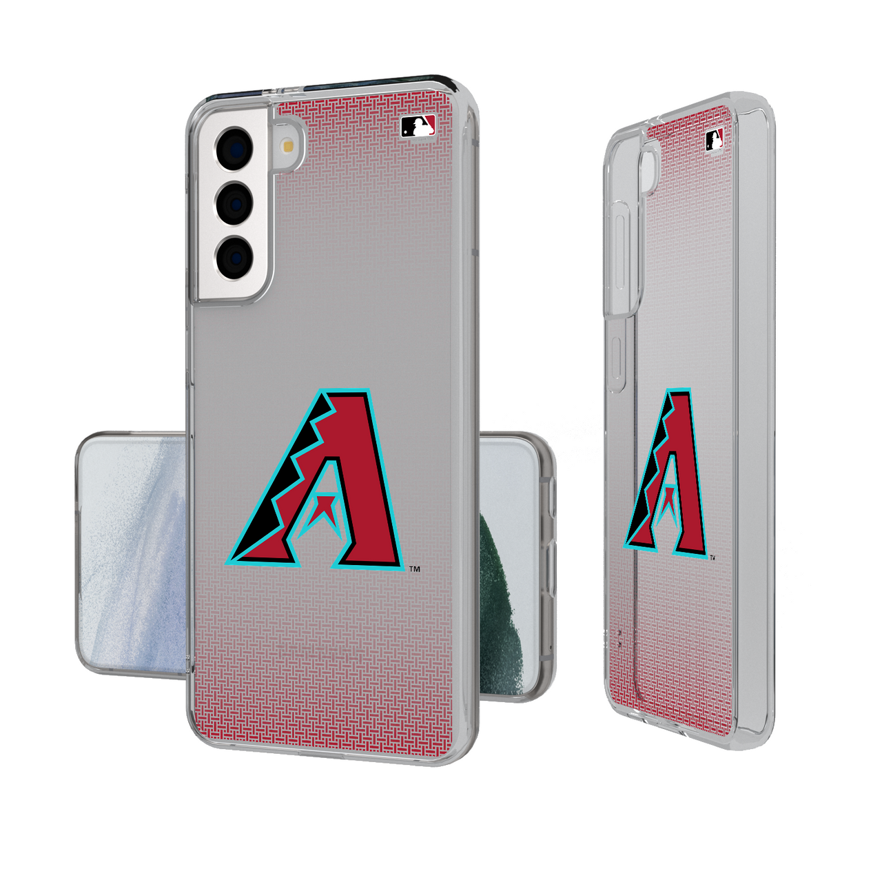 Arizona Diamondbacks Linen Clear Phone Case-1