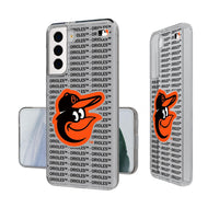 Thumbnail for Baltimore Orioles Blackletter Clear Case-1