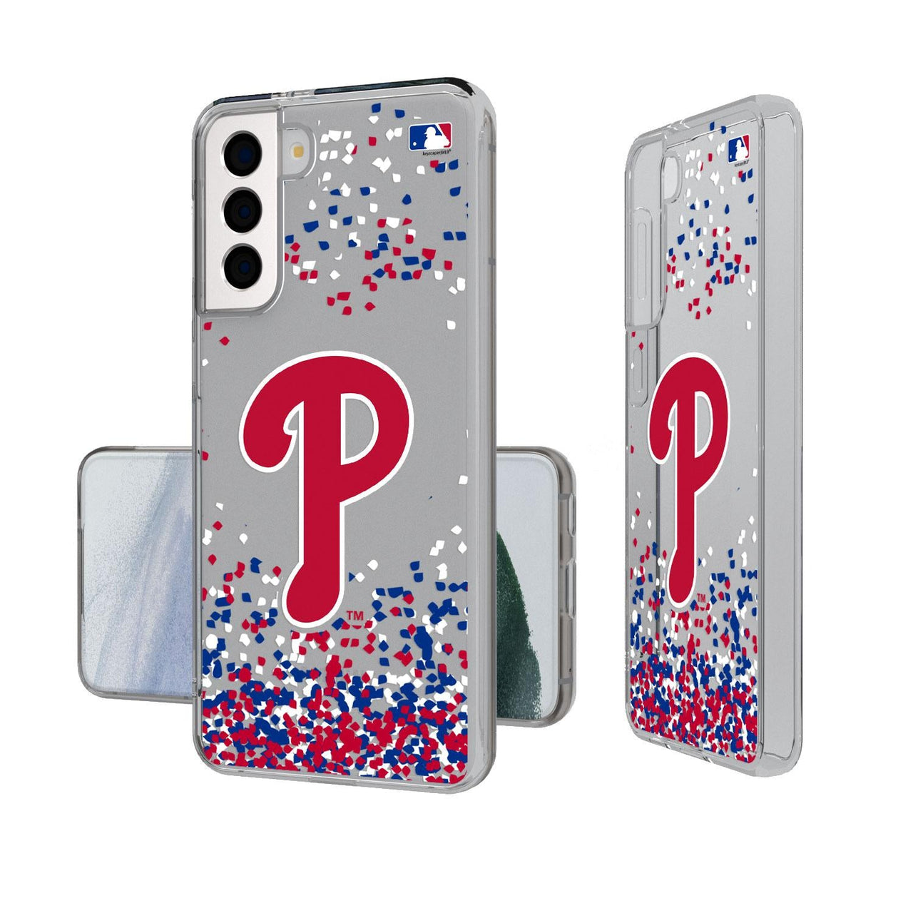 Philadelphia Phillies Confetti Clear Case-1