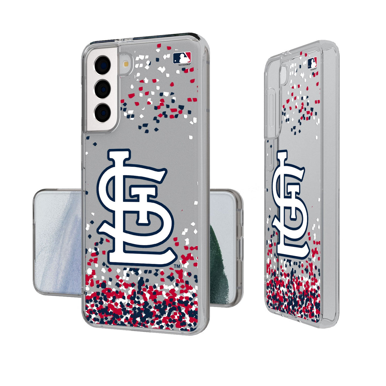 St Louis Cardinals Confetti Clear Case-19