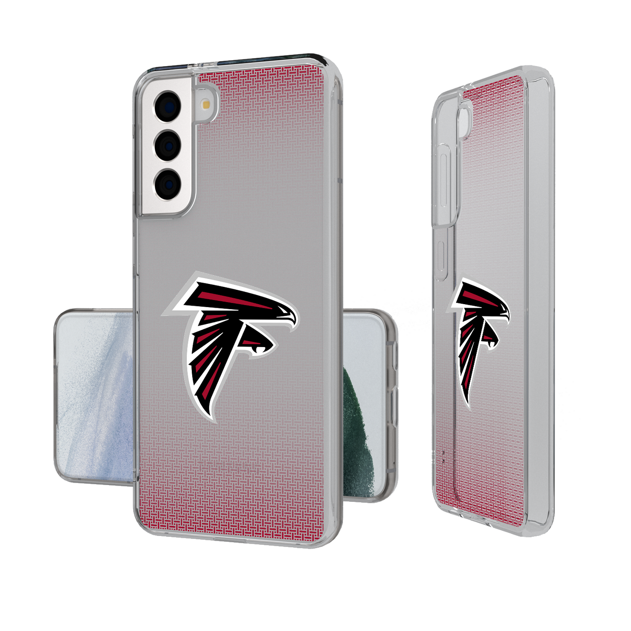 Atlanta Falcons Linen Clear Phone Case-1