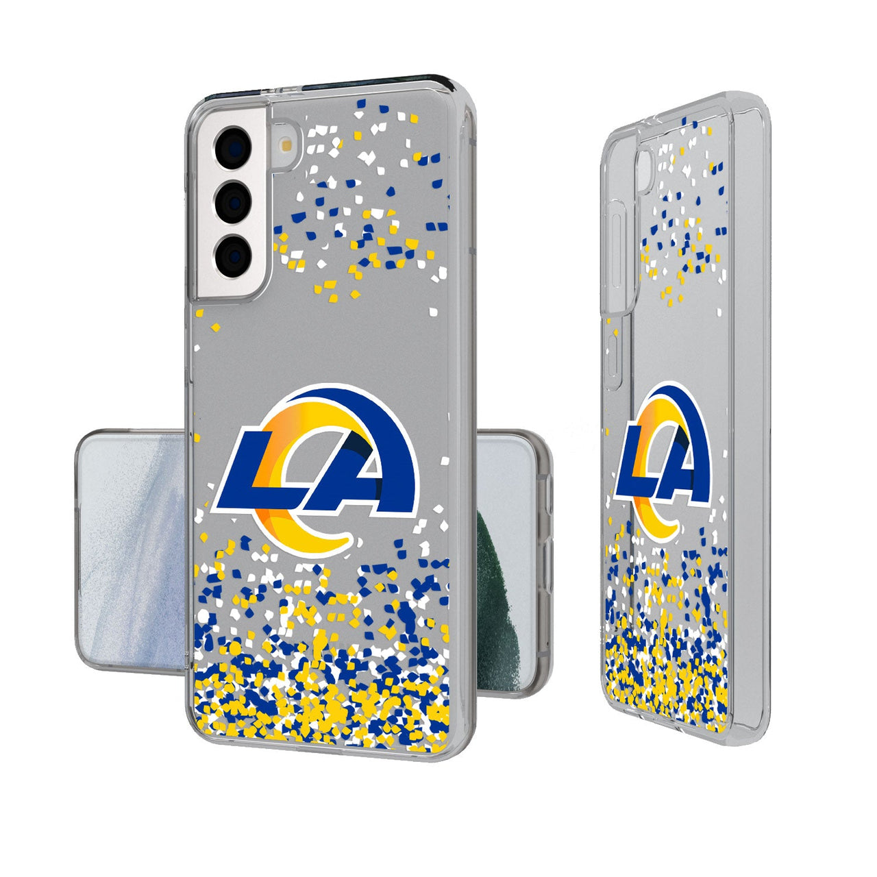 Los Angeles Rams Confetti Clear Case-19