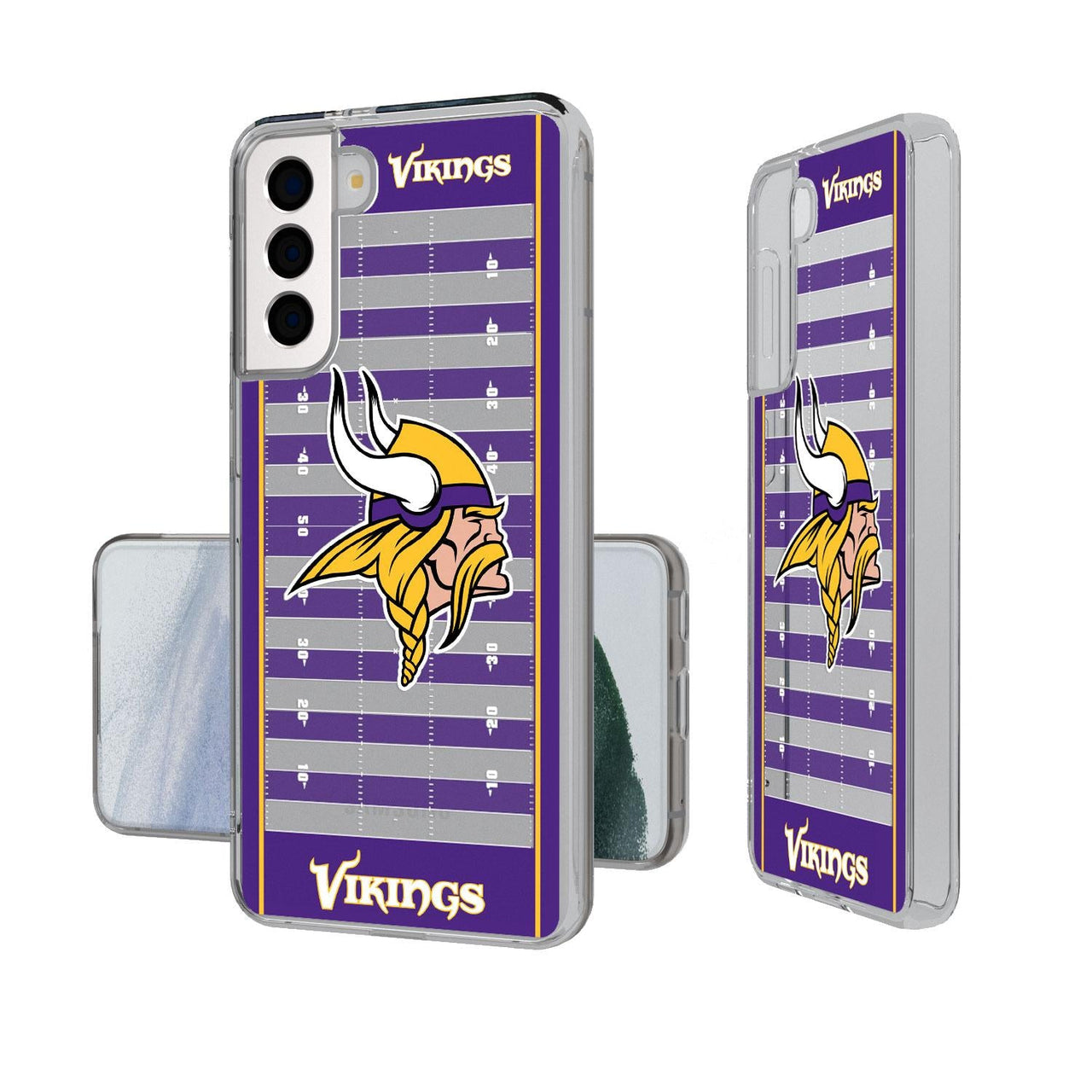 Minnesota Vikings Football Field Clear Case-1