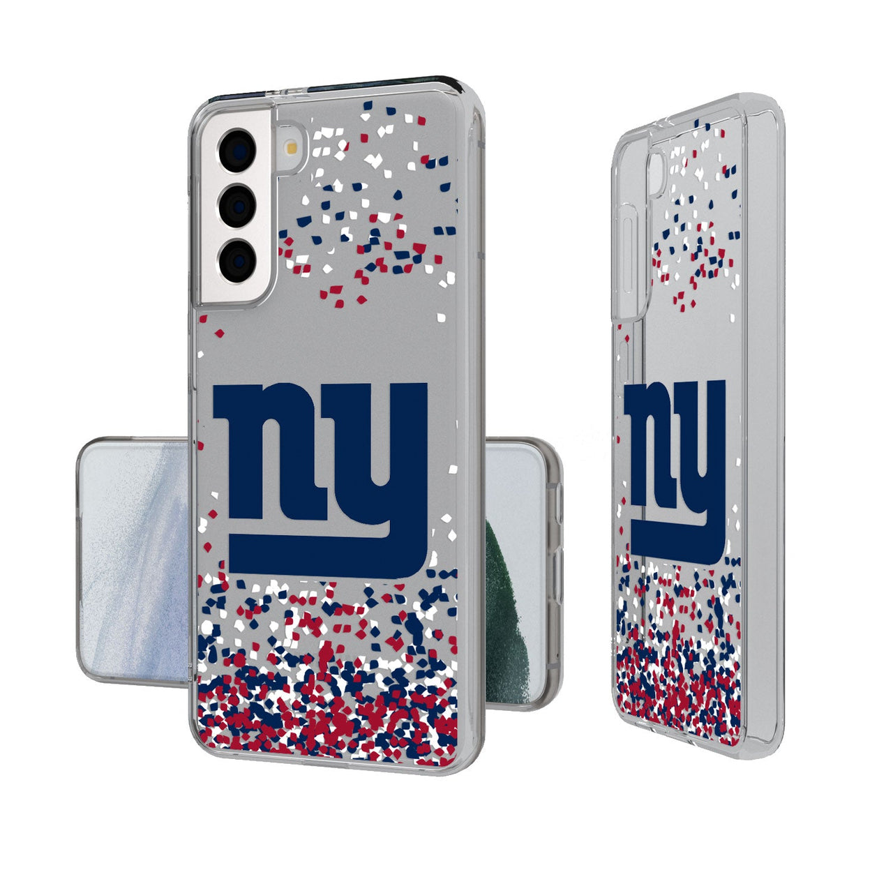 New York Giants Confetti Clear Case-19