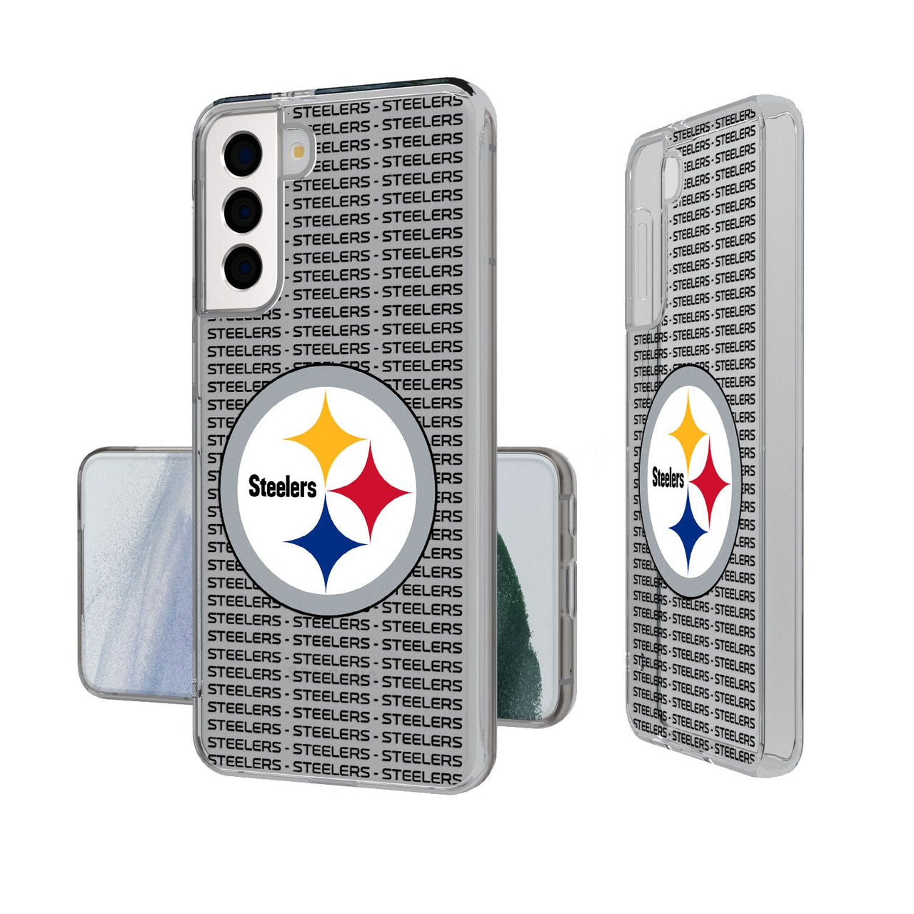 Pittsburgh Steelers Blackletter Clear Case-19