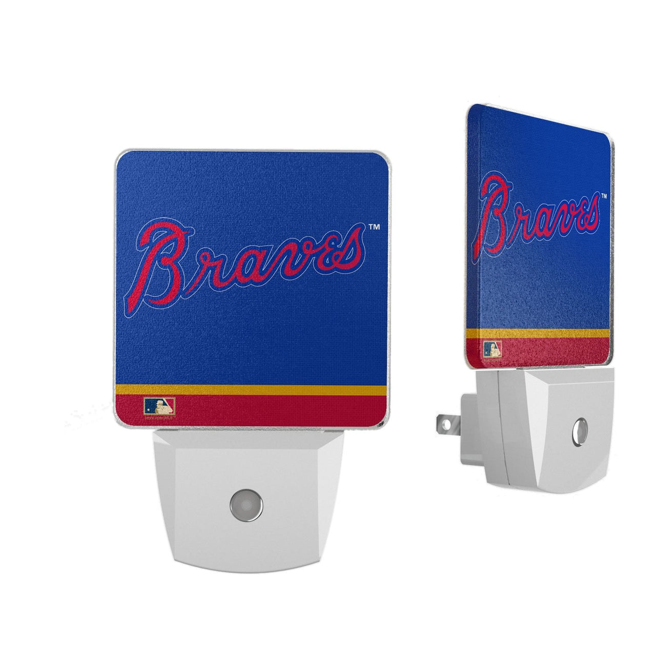 Atlanta Braves Home 2012 - Cooperstown Collection Stripe Night Light 2-Pack-0