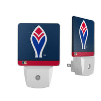 Thumbnail for Atlanta Braves 1972-1975 - Cooperstown Collection Stripe Night Light 2-Pack-0