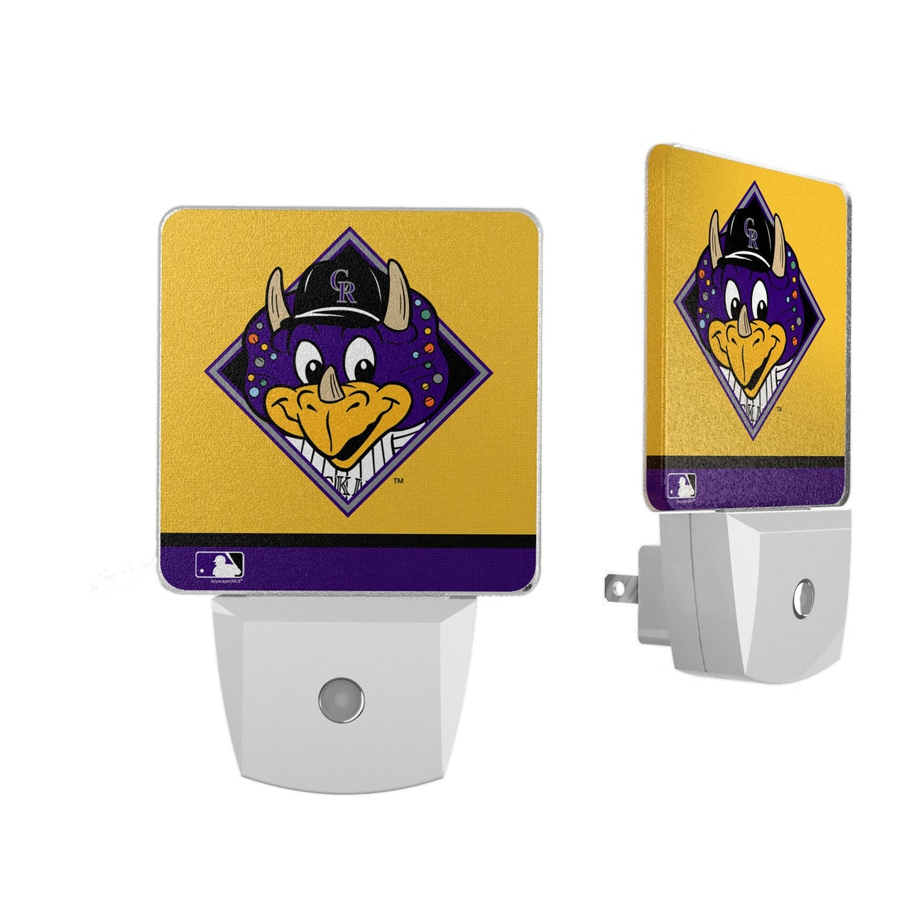 Colorado Rockies Stripe Night Light 2-Pack-0