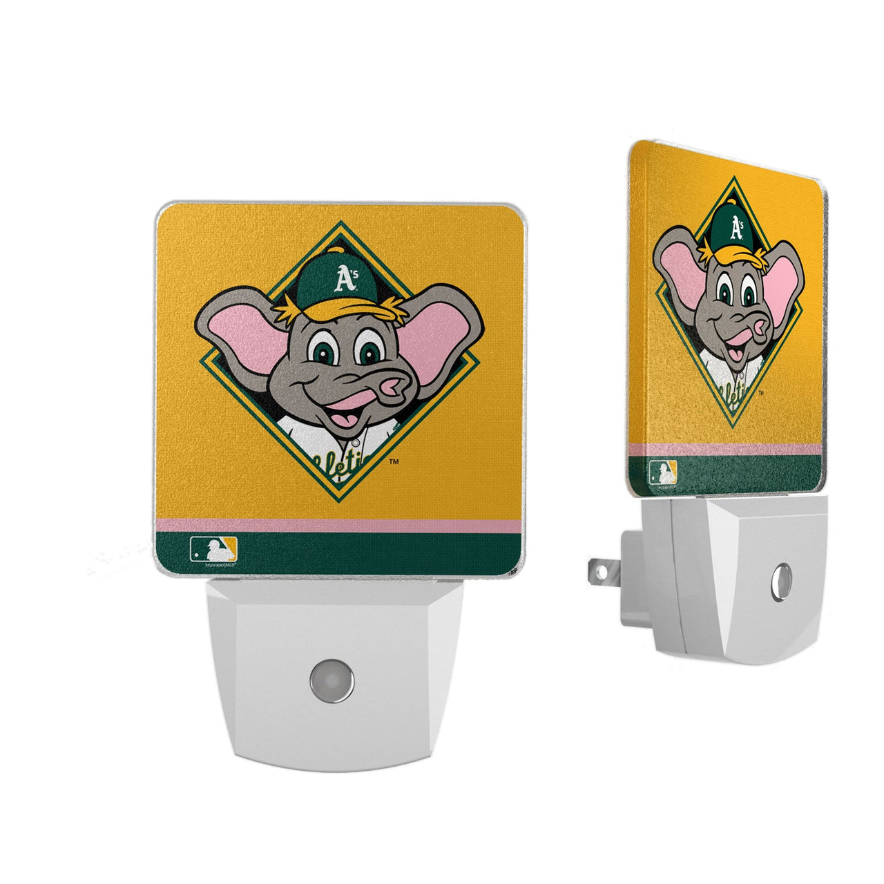 Oakland Athletics Stripe Night Light 2-Pack-0