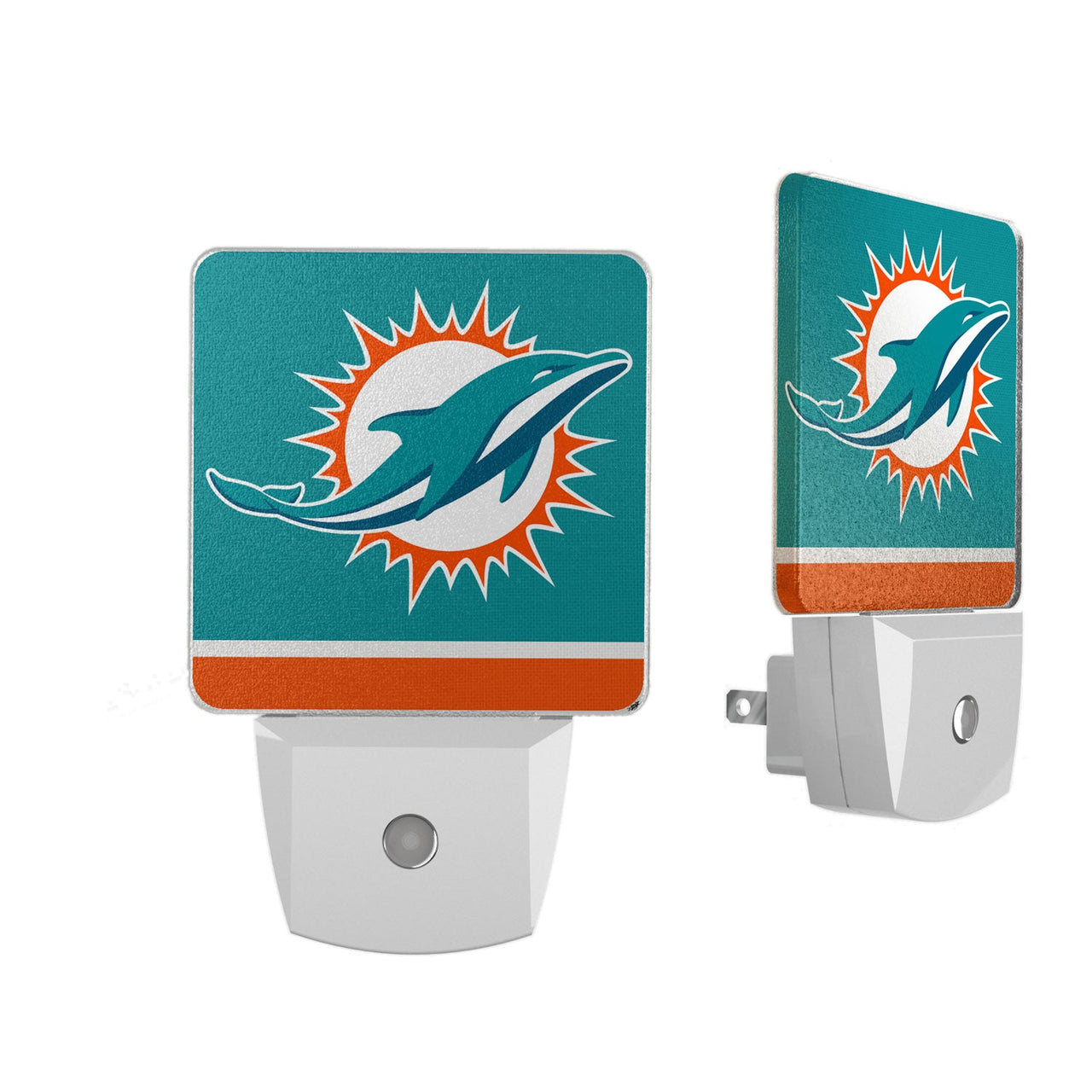 Miami Dolphins Stripe Night Light 2-Pack-0