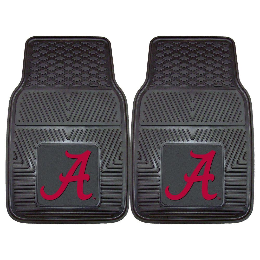 Alabama Crimson Tide 2-Pc Vinyl Car Mat Set