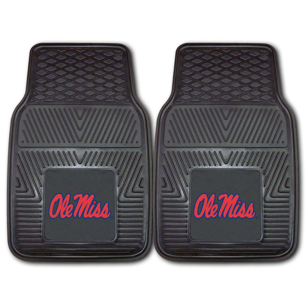 Ole Miss Rebels 2-Pc Vinyl Car Mat Set