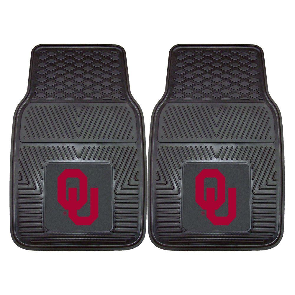 Oklahoma Sooners 2-Pc Vinyl Car Mat Set