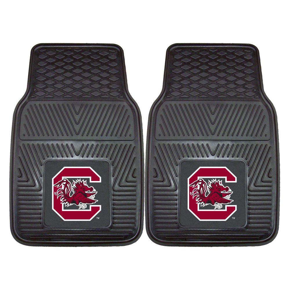 South Carolina Gamecocks 2-Pc Vinyl Car Mat Set